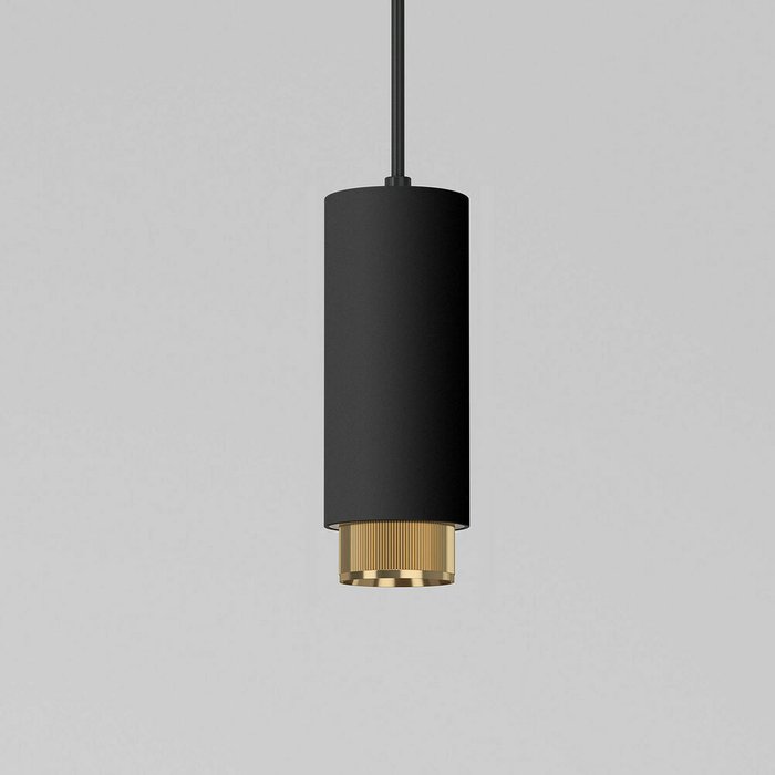 Трековый светильник Nubis для однофазного шинопровода черно-золотого цвета - купить Трековые светильники по цене 2630.0