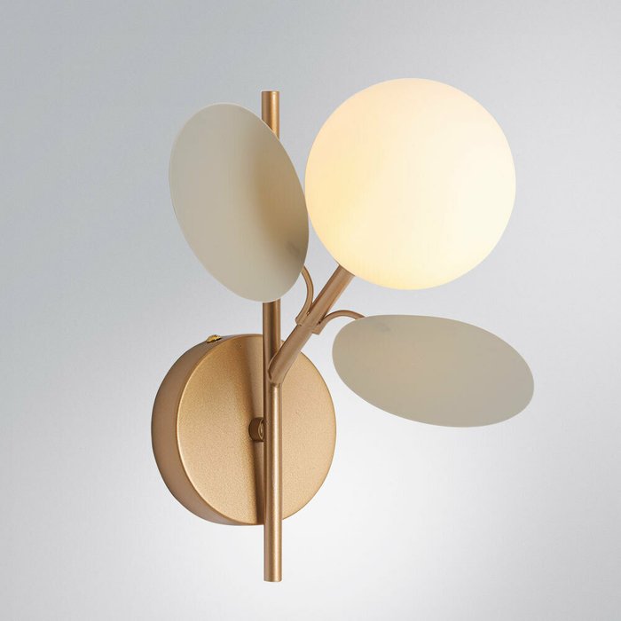 Бра Arte Lamp PEACOCK A1369AP-1GY - купить Бра и настенные светильники по цене 3790.0