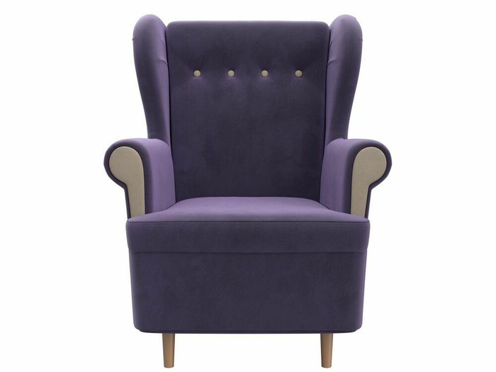 Кресло Торин фиолетового цвета - купить Интерьерные кресла по цене 26999.0