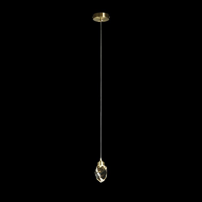 Подвесной светодиодный светильник Rock золотого цвета - лучшие Подвесные светильники в INMYROOM
