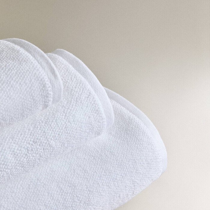 Хлопковое банное полотенце с рисовой строчкой - лучшие Банные полотенца в INMYROOM