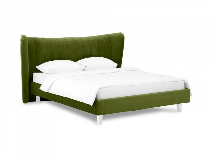 Кровать Queen Agata L 160х200 зеленого цвета - купить Кровати для спальни по цене 50880.0