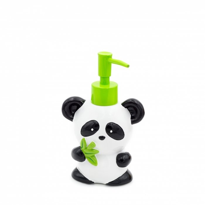 Дозатор для жидкого мыла Panda бело-черного цвета 