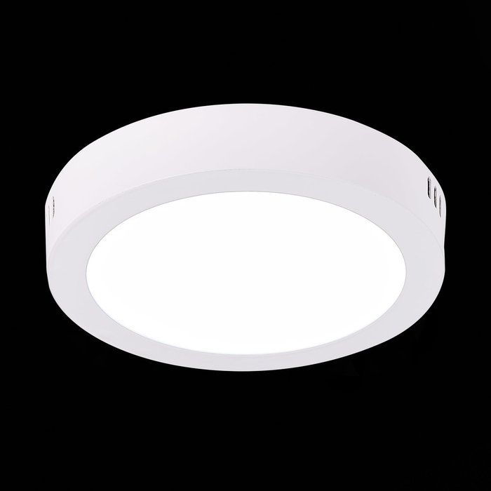 Светильник настенно-потолочный Белый LED 1*12W 3000K 715Lm Ra80 120° IP20 D160xH28 90-265V NUBES - лучшие Бра и настенные светильники в INMYROOM