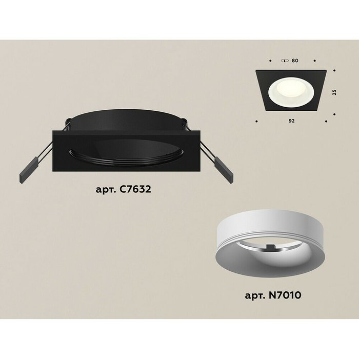 Светильник точечный Ambrella Techno Spot XC7632001 - купить Встраиваемые споты по цене 1561.0