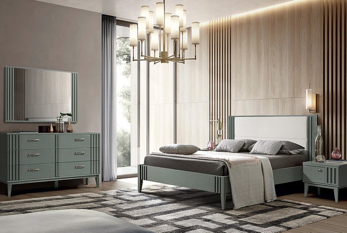 Кровать Chicago 160х200 серого цвета - лучшие Кровати для спальни в INMYROOM