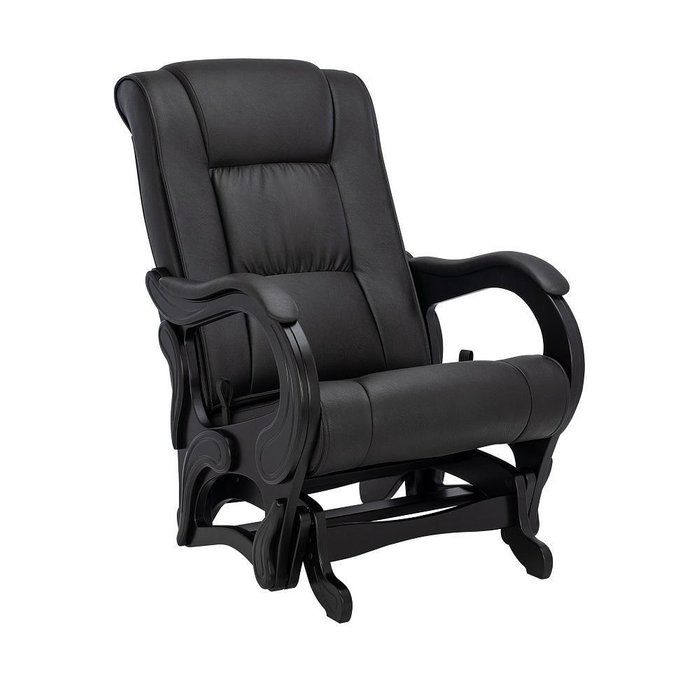 Кресло-глайдер Модель 78 люкс черного цвета