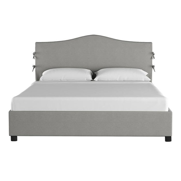 Кровать Eloise серого цвета 160х200 