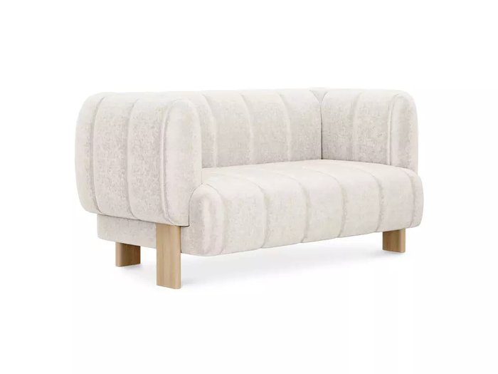 Диван Cassis М молочного цвета с бежевыми ножками Диван Cassis М молочного цвета с бежевыми ножками