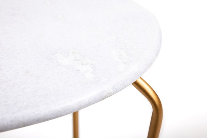 Кофейный столик Marble белого цвета - лучшие Кофейные столики в INMYROOM