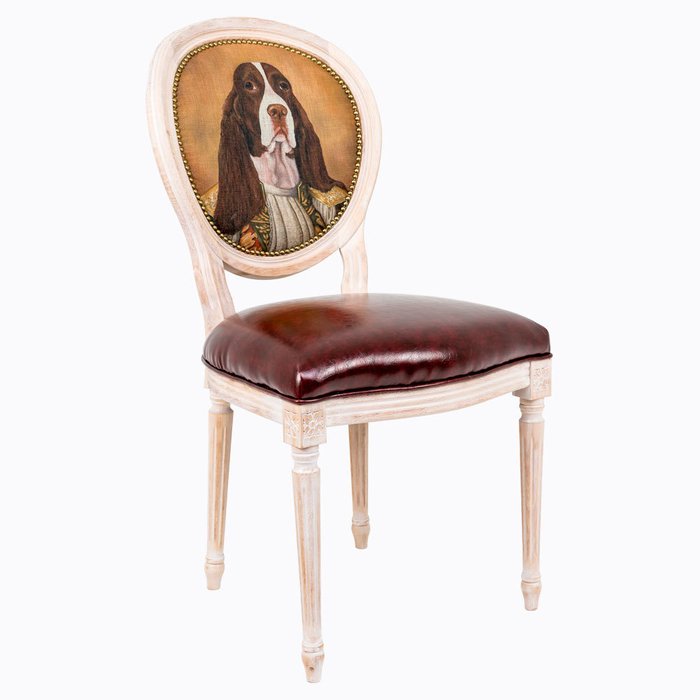 Стул Музейный экспонат версия 25 с сидением из экокожи - купить Обеденные стулья по цене 29000.0