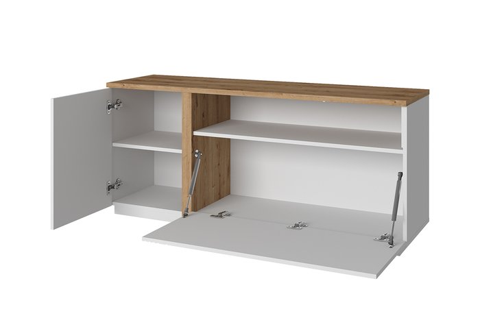 Тумба для ТВ Mateo бело-бежевого цвета - купить Тумбы для ТВ по цене 16199