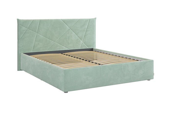 Кровать Квест 160х200 мятного цвета без подъемного цвета - купить Кровати для спальни по цене 26380.0
