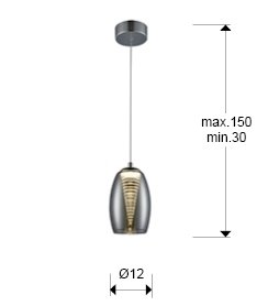 Подвесной светильник Nebula 1L LED хром - купить Подвесные светильники по цене 20990.0 Подвесной светильник Nebula 1L LED хром - купить Подвесные светильники по цене 20990.0