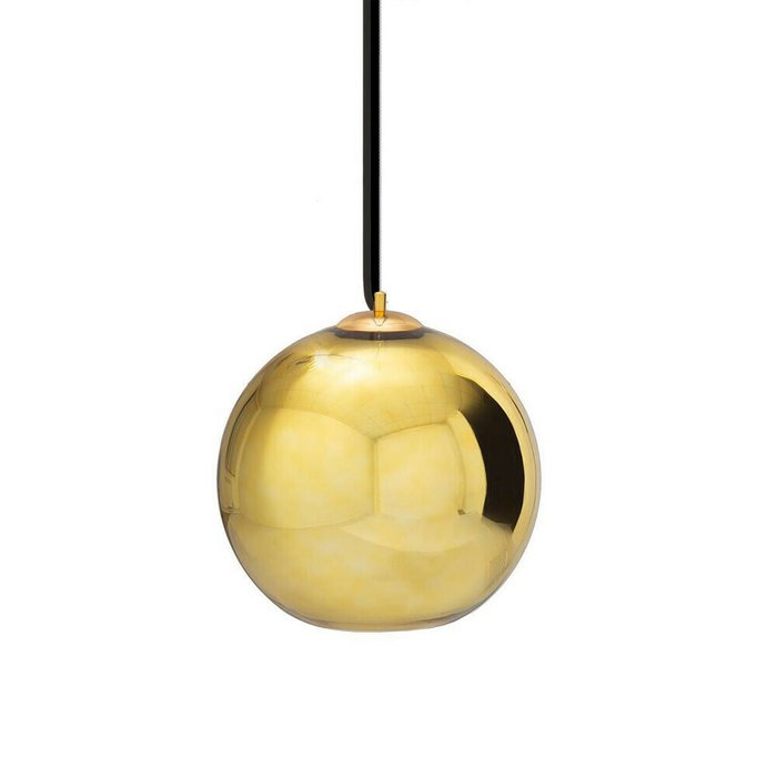 Подвесной светильник Copper Shade золотого цвета - купить Подвесные светильники по цене 5080.0