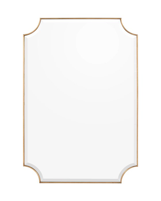Настенное зеркало Аверон в раме золотого цвета