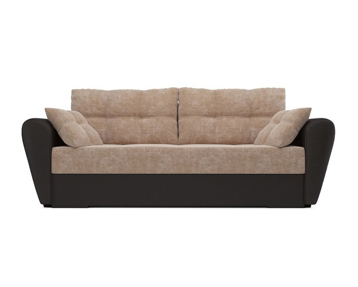 Диван-кровать Амстердам бежево-коричневого цвета - купить Прямые диваны по цене 29190.0