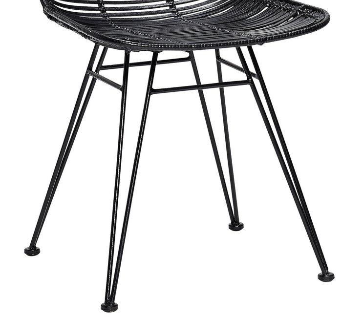  Стул из ротанга черного цвета - купить Обеденные стулья по цене 36400.0