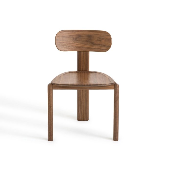 Стул из орехового дерева дизайн Э Галлина Marais коричневого цвета - купить Обеденные стулья по цене 44213.0