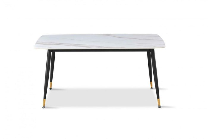 Стол обеденный Рио L со столешницей цвета белый мрамор - лучшие Обеденные столы в INMYROOM