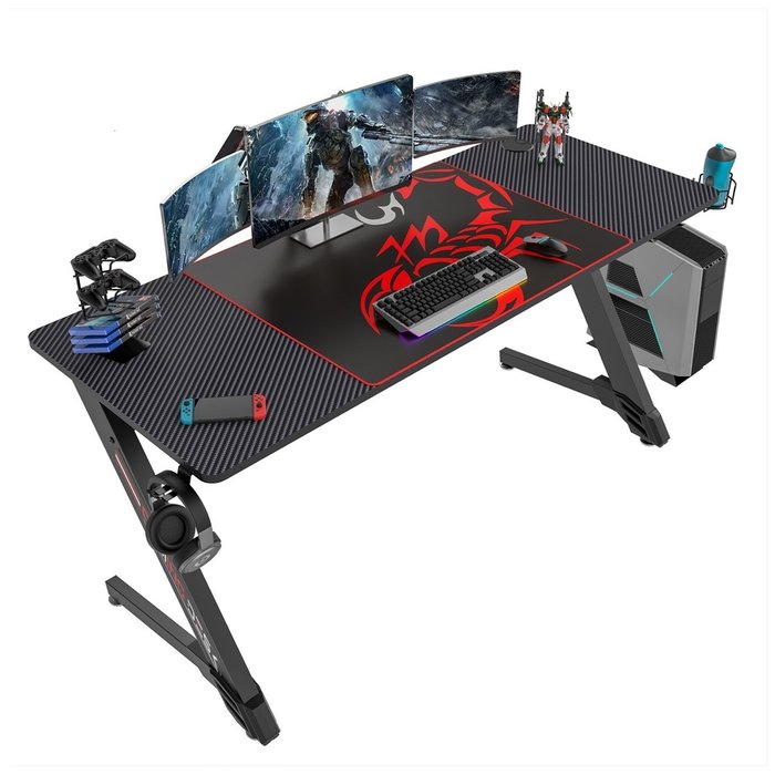 Стол компьютерный Gaming черного цвета - купить Письменные столы по цене 22990.0