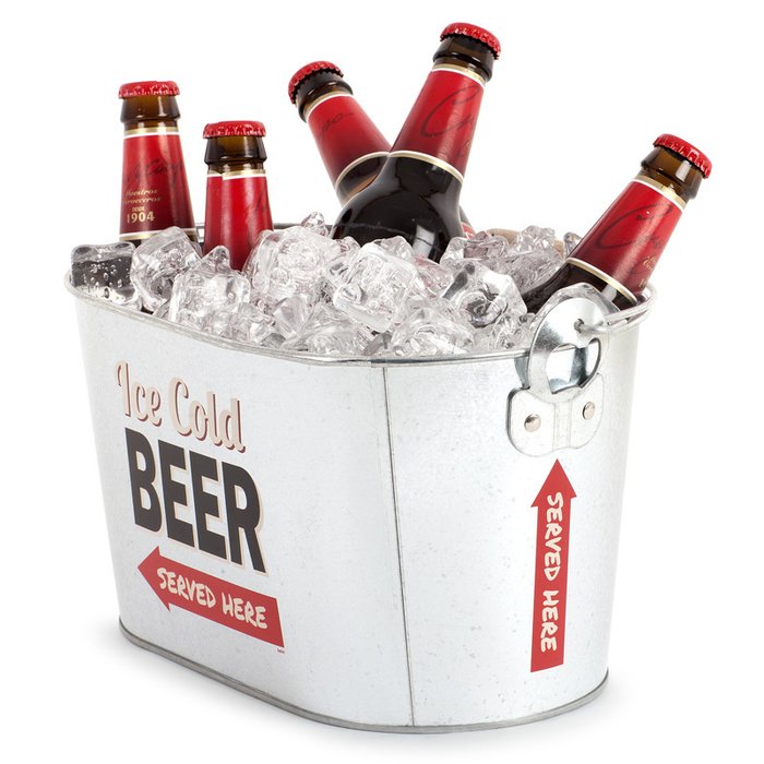 Емкость для охлаждения пива Party Time серого цвета - купить Емкости для хранения по цене 2865.0