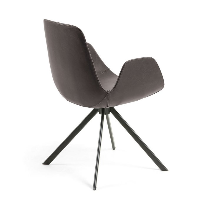 Стул Yasmin темно-коричневого цвета - лучшие Обеденные стулья в INMYROOM