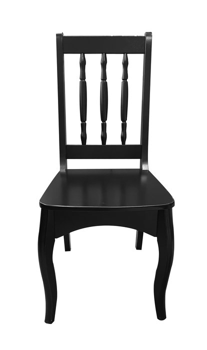 Стул деревянный черного цвета без состаривания - купить Обеденные стулья по цене 12204.0