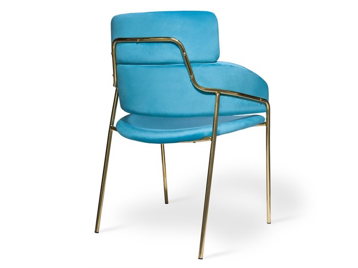 Полукресло Glam синего цвета - купить Интерьерные кресла по цене 27000.0