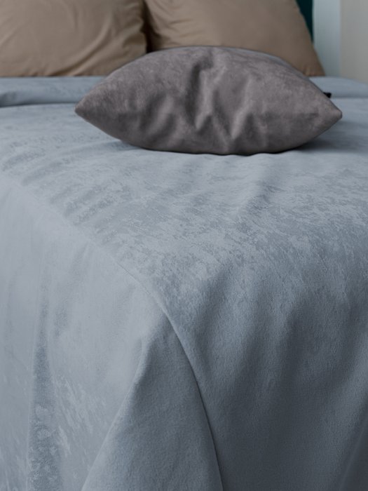 Покрывало Duo romance 230x240 серого цвета - лучшие Покрывала в INMYROOM Покрывало Duo romance 230x240 серого цвета - лучшие Покрывала в INMYROOM