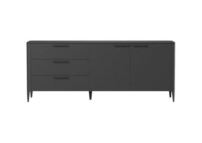 Комод Type oak  L черного цвета