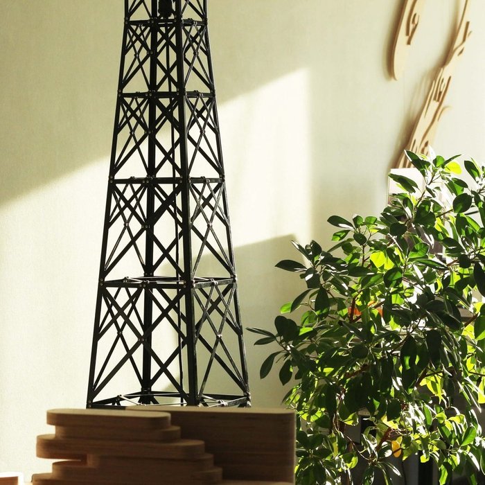 Металлический торшер башня Нодо - купить Торшеры по цене 52500.0
