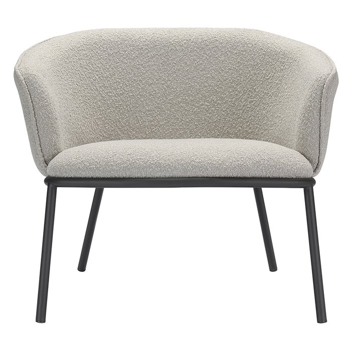 Кресло Paal светло-серого цвета - купить Интерьерные кресла по цене 24500.0