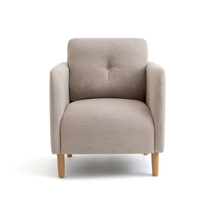 Кресло Jimi светло-бежевого цвета - купить Интерьерные кресла по цене 34859.0