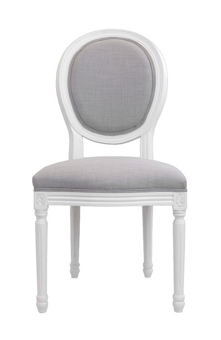стул с мягкой обивкой Miro white+grey