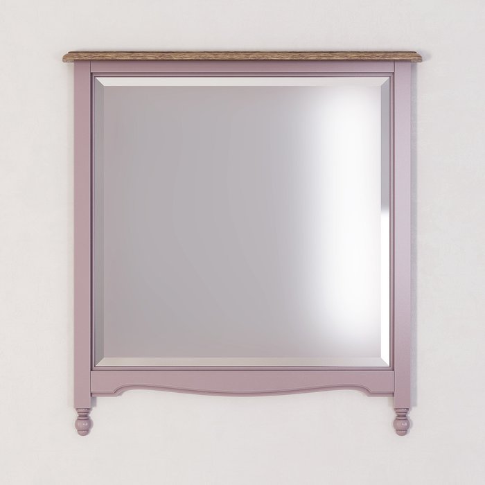 Зеркало прямоугольное Leblanc лавандового цвета 