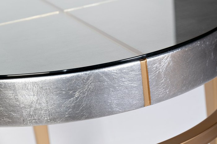 Стол кофейный Futuro серебристого цвета  - купить Кофейные столики по цене 97800.0