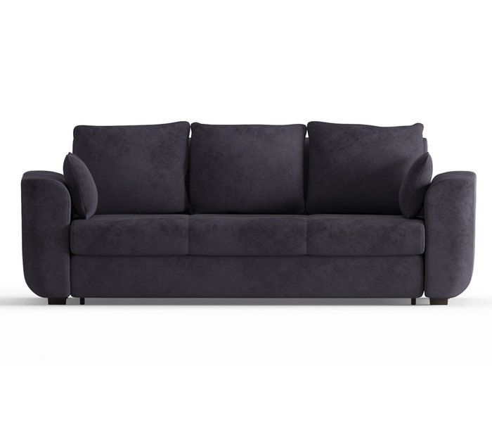 Диван-кровать Салтфорд в обивке из велюра серого цвета - купить Прямые диваны по цене 44590.0
