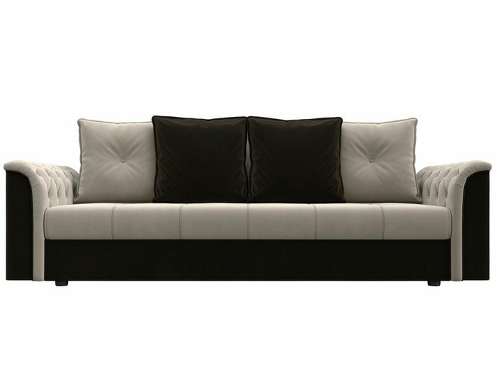 Диван-кровать Сиеста бежево-коричневого цвета - купить Прямые диваны по цене 39999.0