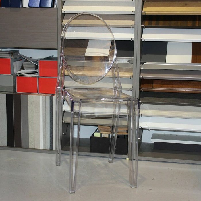 Стул Victoria Ghost прозрачный из пластика - купить Обеденные стулья по цене 5500.0