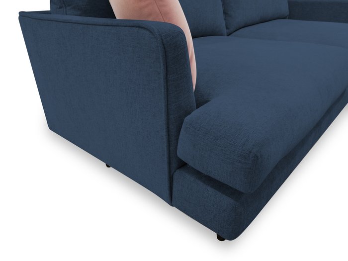 Диван-кровать Энди синего цвета - лучшие Прямые диваны в INMYROOM