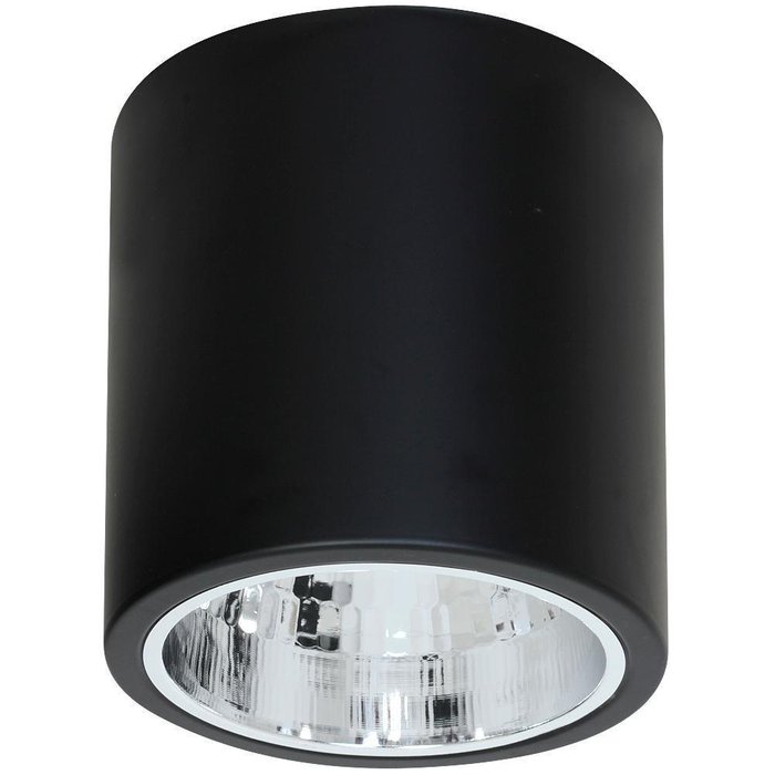 Потолочный светильник Downlight Round черного цвета