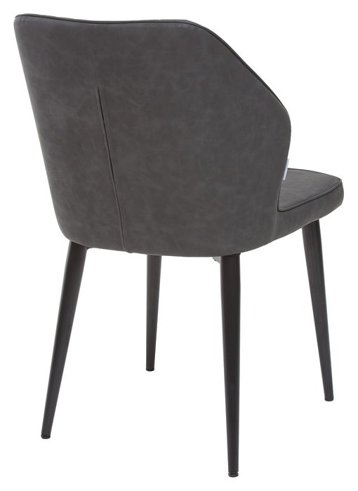 Стул Seattle темно-серого цвета (экокожа) - лучшие Обеденные стулья в INMYROOM