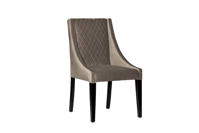 Стул велюровый серо-бежевый - купить Обеденные стулья по цене 13500.0