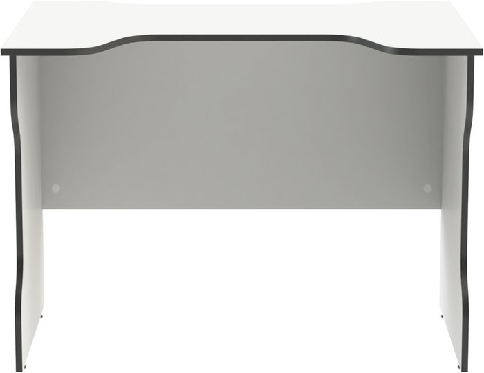 Стол компьютерный Вардиг белого цвета с черной окантовкой - купить Письменные столы по цене 5999.0