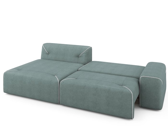 Угловой раскладной диван Portu левый мятного цвета - купить Угловые диваны по цене 81900.0