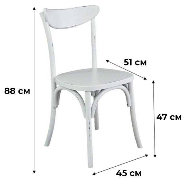 Стул Provence с каркасом из массива вяза серого цвета - купить Обеденные стулья по цене 8395.0