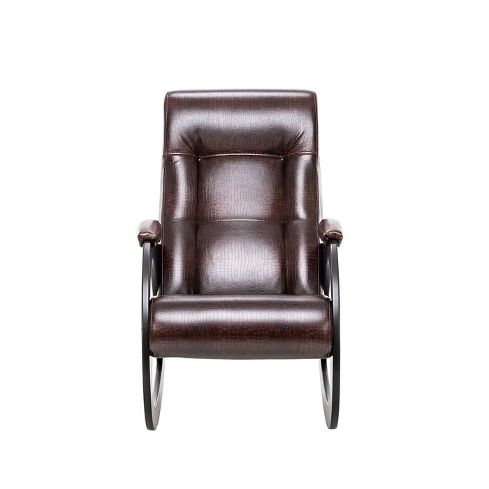 Кресло-качалка Модель 4 коричневого цвета - купить Интерьерные кресла по цене 14158.0