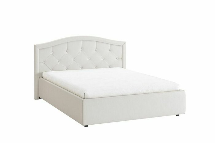 Кровать Верона 140х200 белого цвета без подъемного механизма