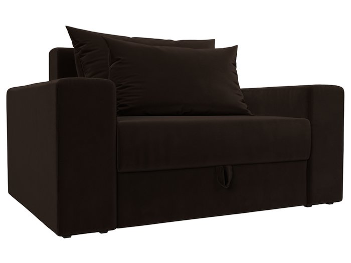 Кресло-кровать Мэдисон темно-коричневого цвета